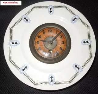HODINY PORCELÁNOVÉ KUCHYŇSKÉ MOTIV ROKOKO