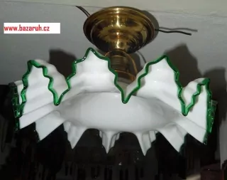 STAROŽITNÁ STROPNICE STARÝ 1 KS LUSTR STÍNÍTKO ŠIRM
