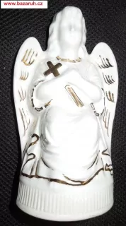 SOCHA SVATÁ PORCELÁN ANDĚL 17,5 CM